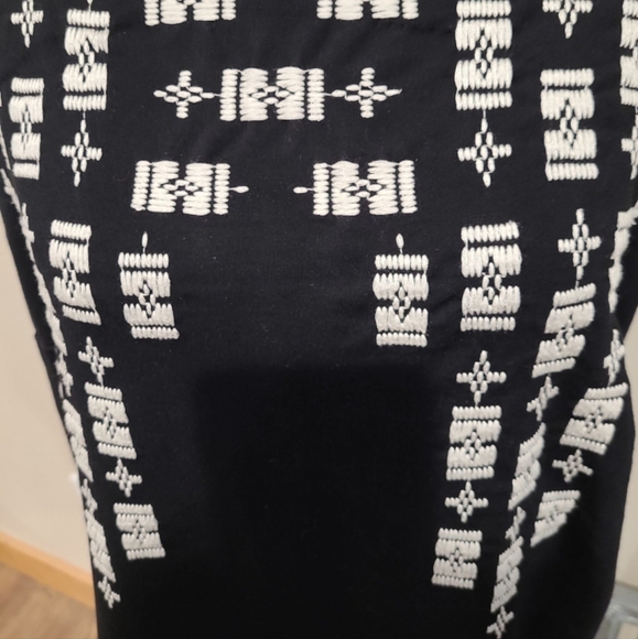 Madewell 1937 Stitch Frame Womens SZ Med. Ponte Knit Embroidered Tank - Picture 5 of 10